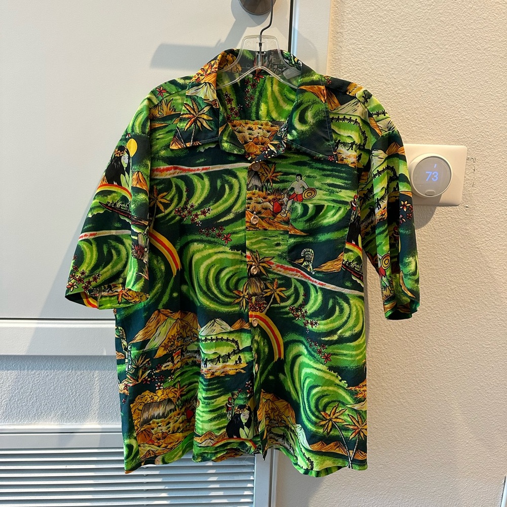 Authentic Hawaiian Button Up Shirt